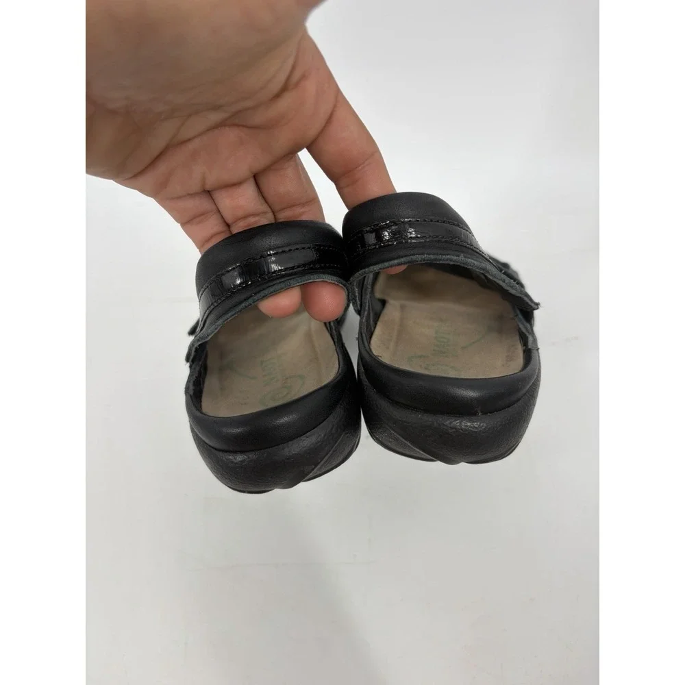 Naot Rongo Sandals Womens 39 / 8 Black Cutout Mary Jane Leather Casual Comfort